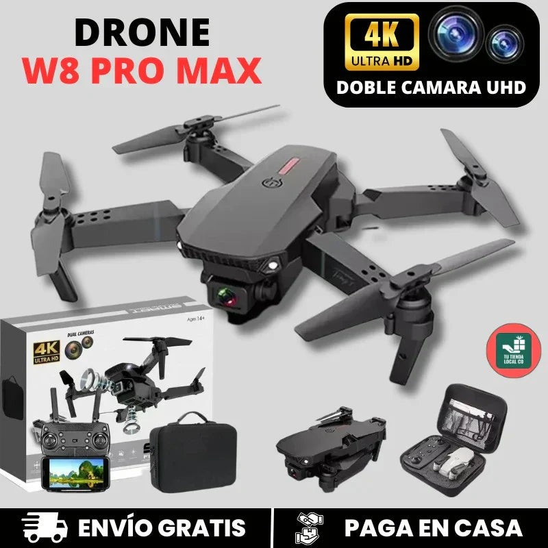 Dron Doble Camara 4k UltraFly +2 Baterías y Estuche GRATIS