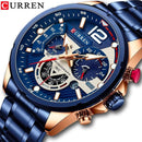 Reloj Curren 8395 Cronógrafo Acero Inoxidable