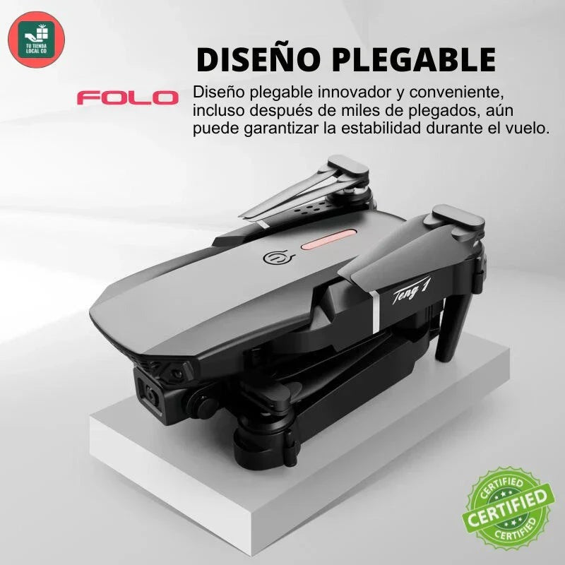Dron Doble Camara 4k UltraFly +2 Baterías y Estuche GRATIS